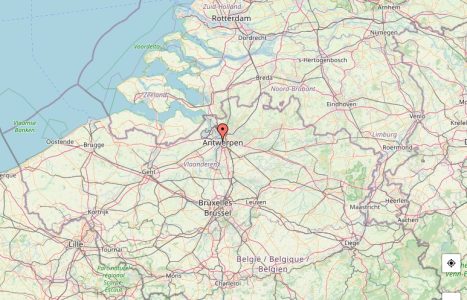 Kaart van de Vlaamse Gemeenschap